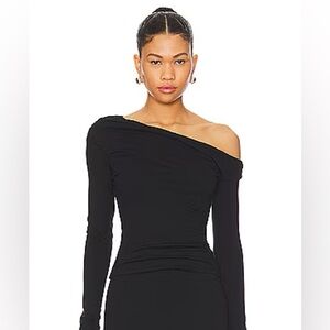 AFRM Bria Essential Top in Noir Size XS